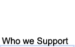 Who We Support